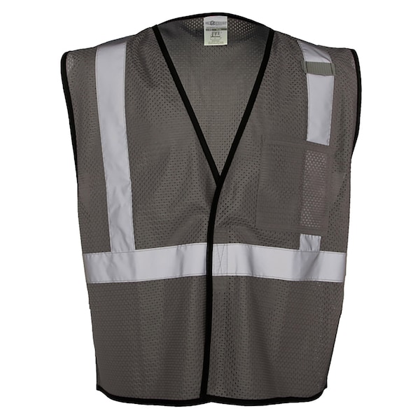 Kishigo S-M, Gray Enhanced Visibility Mesh Vest B131-S-M - main